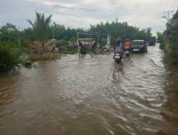 Jalan Lintas di Kuala Tungkal Terendam Banjir, Warga Harap Perhatian Pemkab