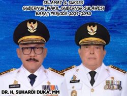 Suhardi Duka-Salim Mengga Resmi Jabat Gubernur-Wakil Gubernur Sulbar