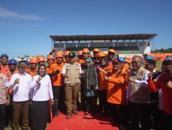 Gelar Apel dan Simulasi Bencana, Gubernur Sulbar Ingatkan Pentingnya Mitigasi