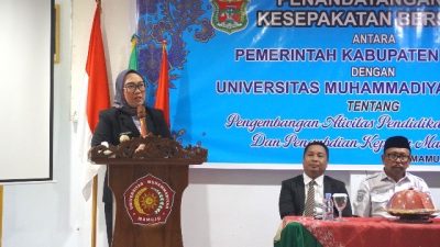 Bupati Mamuju Jadi Penguji Eksternal Program Magister di Universitas Muhammadiyah Mamuju