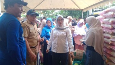 Wakil Ketua DPRD Bersama Kadis Ketapang Sulbar Pantau Gerakan Pasar Murah di Sumare