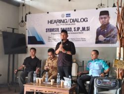 Ketua Komisi I DPRD Syamsul Samad Bersama Dinas Kominfo Sulbar Gelar Hearing Dialog