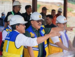 Gubernur SDK Tinjau Proyek Bendungan Budongbudong, Target Rampung 2027