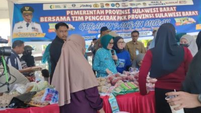 Kolaborasi PKK, Dinas Ketapang Sulbar dan Komunitas S5 Gelar Pameran UMKM Hypermart dan GPM