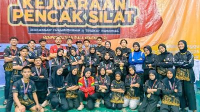 Ekskul Silat SMAN 1 Tinambung Kunci 29 Medali Kejurnas Makassar Championship IV
