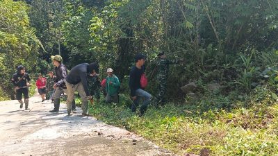 Antusias Warga Lenggo Warnai Dimulainya Pra-TMMD ke-127 di Polman