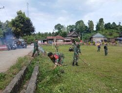 TMMD ke-127 di Polman Segera Digelar, TNI Bersihkan Lapangan dan Akses Jalan