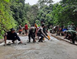 Hari ke-15 TMMD Kodim 1402 Polman, Rabat Beton Capai 58 Persen