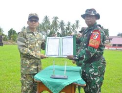 Bupati Samsul Mahmud Buka TMMD ke-127 Kodim 1402 Polman di Kecamatan Bulo