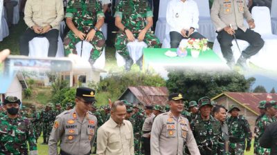 Kapolres Polman Hadiri Penutupan TMMD ke-127 di Desa Bulo