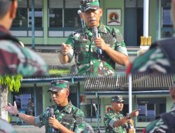 Dandim Polman Kerahkan Babinsa Pantau Objek Wisata Saat Libur Lebaran