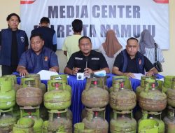 Polresta Mamuju Amankan 5 Pelaku Penimbun LPG Subsidi Tanpa Izin