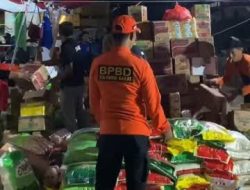 TRC BPBD Sulbar Salurkan Bantuan Logistik untuk Korban Kebakaran di Desa Galung Tulu Polman