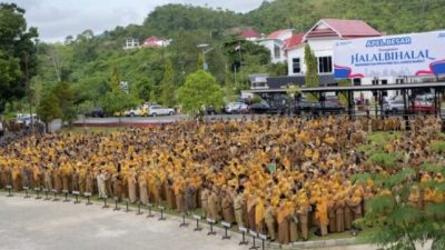 Halal Bihalal Jadi Momentum Perekat, Gubernur Sulbar Tekankan Kedekatan Pimpinan dan Staf