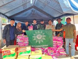 Muhammadiyah Majene Salurkan 100 Karung Beras untuk Korban Kebakaran Galung Tulu