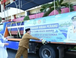Poltera Hibahkan Kapal, Guna Mendukung Transportasi Laut Warga Kepulauan Sumenep