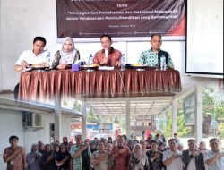 Kajari Polman Jadi Pemateri, KPU Gelar Sosialisasi Pendidikan Pemilih Tekankan Pemilu Berintegritas