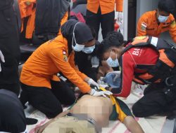 Darurat Medis di Tengah Laut! Tim SAR Mamuju Evakuasi ABK Kapal Asing