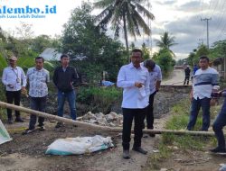 Bupati Polman Turun Langsung Tinjau Jembatan Ambruk di Pussepang, Janjikan Penanganan Cepat