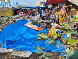 Bertahun-tahun Dikeluhkan, Sampah Pasar Wonomulyo Kian Memprihatinkan