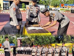 Kapolres Polman Pimpin Sertijab, Sejumlah Pejabat Strategis dan Kapolsek Resmi Berganti
