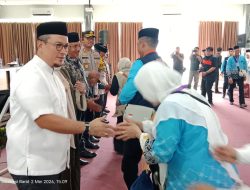Pemkab Mateng Lepas 229 CJH ke Makassar, Terbagi Dua Kloter