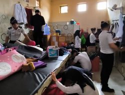 Razia Mendadak Blok Napi Lapas Polewali, Petugas Temukan Barang-Barang Tak Terduga