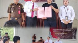 Kajari Polman Turun Langsung Serahkan Penghentian Tuntutan Di Rumah Restorative Justice