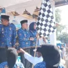 Meriahkan Tradisi Messawe Totamma, Ratusan Siswa Berkuda Dilepas Bupati Majene