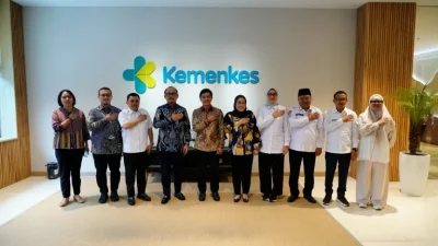 Dorong Pembangunan RS Rujukan KJSU-KIA, Gubernur Suhardi Duka dan Kepala Daerah Se-Sulbar Temui Kemenkes