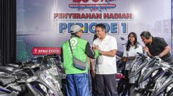 Rezeki Mitra Ojol dari MyPertamina, 25 Yamaha Lexi Dibagikan pada BOOM Periode 1