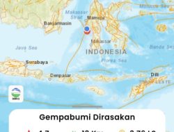 Gempa 4,7 MG Guncang Majene, Apakah Ada Susulan? Berikut Keterangan BMKG !