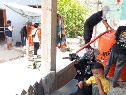 BPBD Majene Distribusi Air Bersih: Lapor Jika ada Titik Api