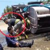 Viral Aksi Heroik Kepala Damkar Polman, Selamatkan Personil Saat Lakalantas