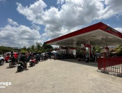 Pengisian BBM di SPBU Kendari Mulai Melandai