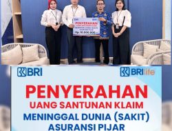 Wujud Kepedulian kepada Nasabah, BRI Majene dan BRI Life Salurkan Klaim Pijar Rp10 Juta